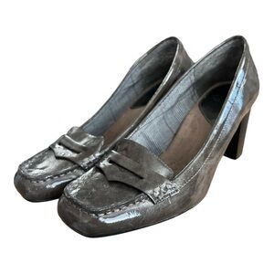 Mootsies Tootsies Loafer Style Size 9.5M Gray Womens Heel Shoes